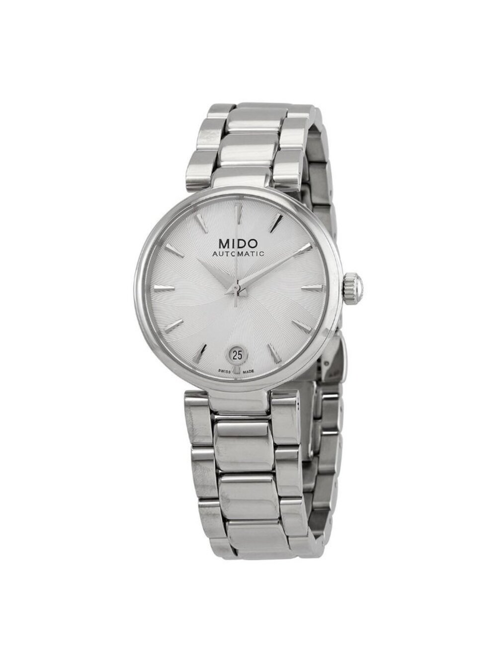 NWT Mido Baroncelli Automatic Silver Dial Ladies Watch